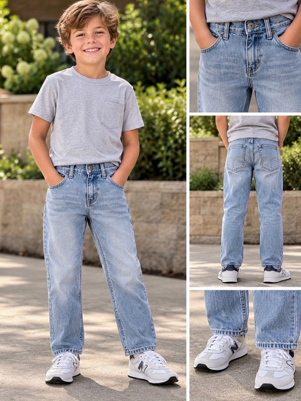 Gap 1969 Original Boys Jeans Size 8 Blue Like New